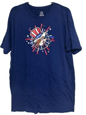Buc-ee’s 2024 "Land of the Free" 4th of July T-Shirt – Navy Blue Size XL